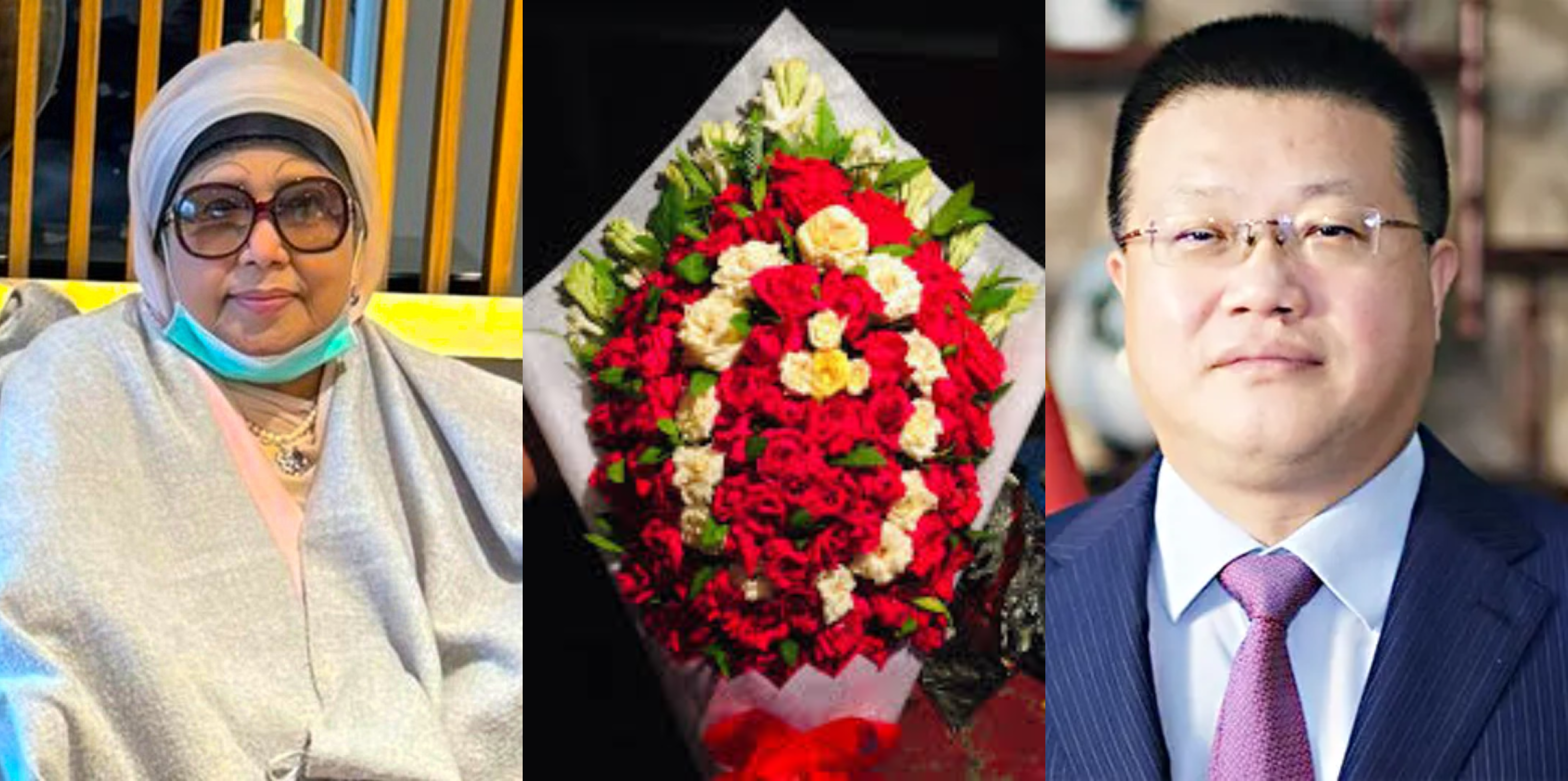 খালেদা জিয়ার সুস্থতা কামনা করে ফুল পাঠালেন চীনা রাষ্ট্রদূত