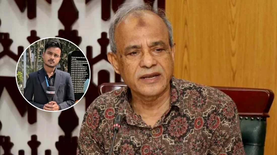আহত মাল্টিমিডিয়া সাংবাদিক দুর্জয়ের খোঁজ নিলেন স্বরাষ্ট্র উপদেষ্টা